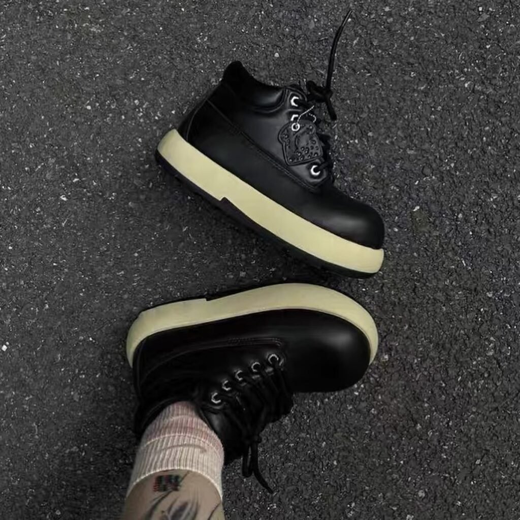Sneakers and loafers in a variety of styles and colors, available in a range of sizes and platforms.