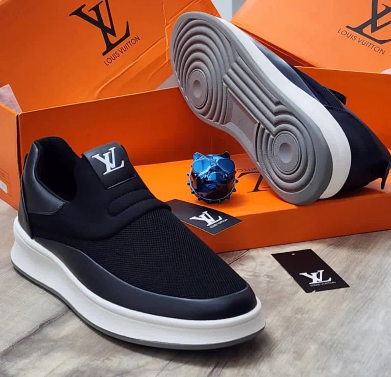 noxen black slip on sneakers