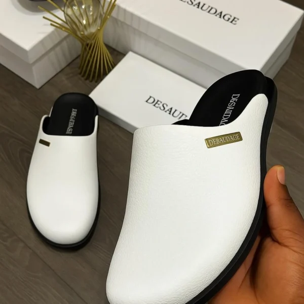solvane white mules